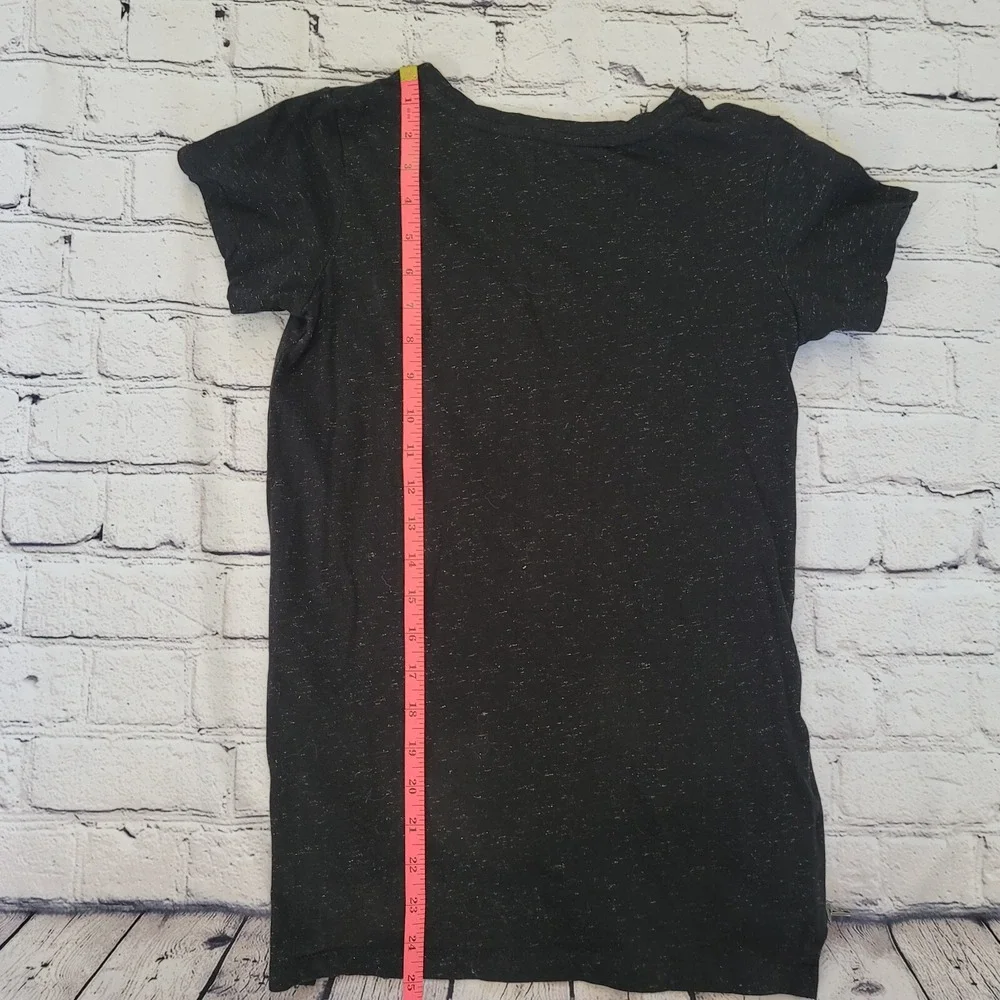 Girls Converse 1908 All Star Knit Tunic Tee Black Size Large (12-13 years)